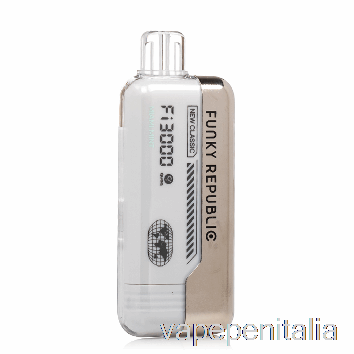 Vape In Italia Funky Republic Fi3000 Usa E Getta Miami Menta